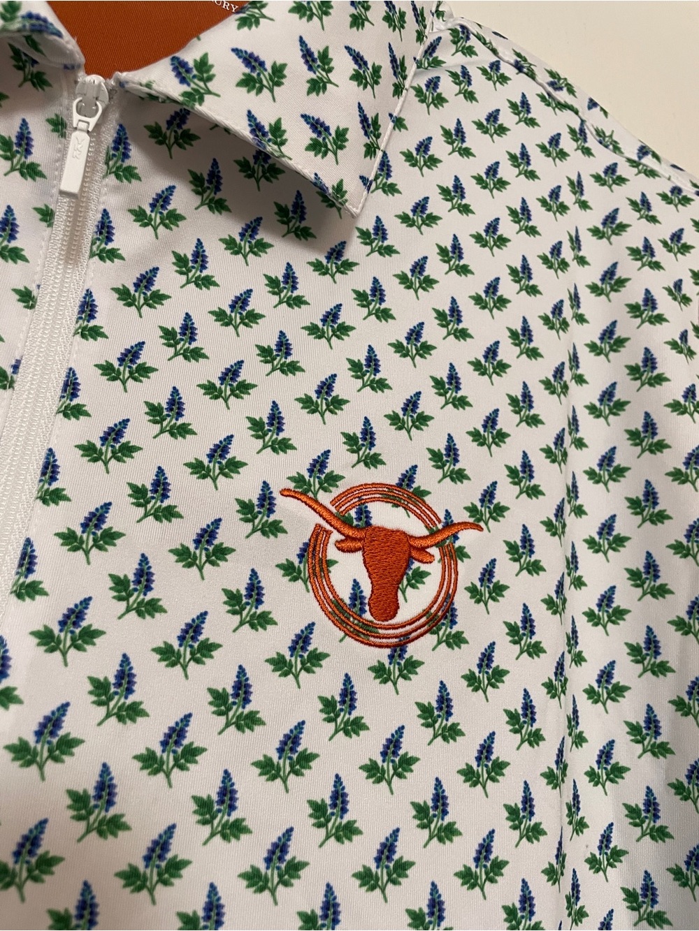 Horizon Legend Sleeveless Polo Tank bluebonnet Texas longhorns logo SEC new UT